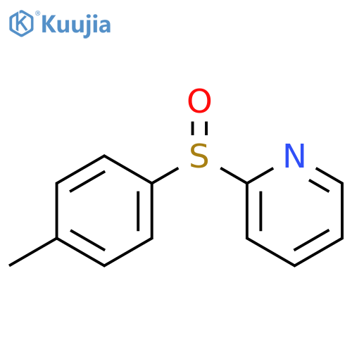 2-(4-methylphenyl)sulfinylpyridine structure