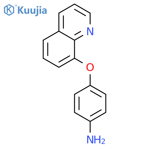 4-(quinolin-8-yloxy)aniline structure