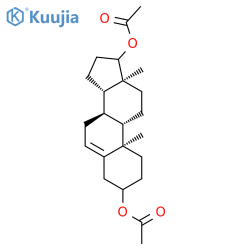 Androst-5-ene-3,17-diol,diacetate (9CI) structure