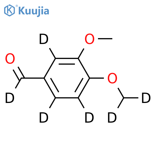 3,4-Dimethoxybenzaldehyde-d6 structure
