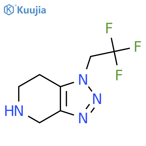 1-(2,2,2-Trifluoroethyl)-4,5,6,7-tetrahydrotriazolo[4,5-c]pyridine structure