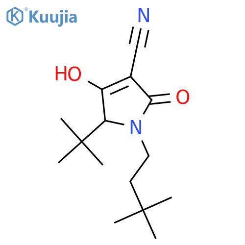 (S)-5-(tert-Butyl)-1-(3,3-dimethylbutyl)-4-hydroxy-2-oxo-2,5-dihydro-1H-pyrrole-3-carbonitrile structure