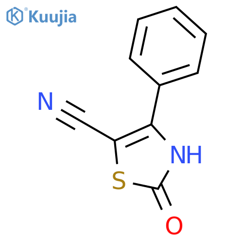 2-oxo-4-phenyl-3H-1,3-thiazole-5-carbonitrile structure