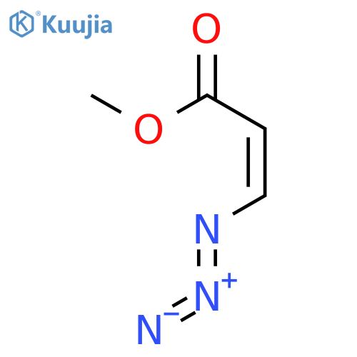 methyl (2Z)-3-azidoprop-2-enoate structure