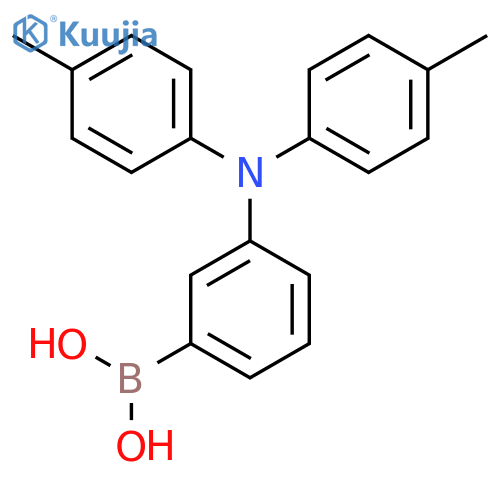 (3-(Di-p-tolylamino)phenyl)boronic acid structure