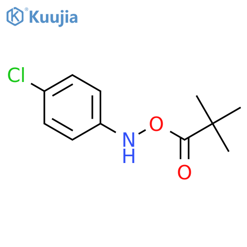 N-(4-chlorophenyl)-O-pivaloylhydroxylamine structure