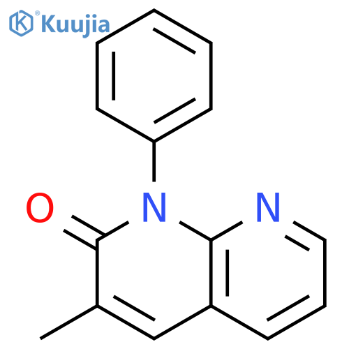 1,8-Naphthyridin-2(1H)-one,3-methyl-1-phenyl- structure