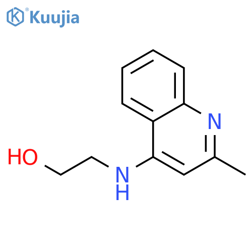 Ethanol,2-[(2-methyl-4-quinolinyl)amino]- structure