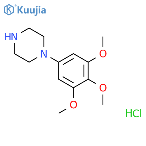 1-(3,4,5-Trimethoxyphenyl)piperazine hydrochloride structure