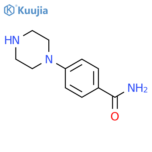 4-(piperazin-1-yl)benzamide structure