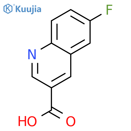 6-fluoroquinoline-3-carboxylic acid structure