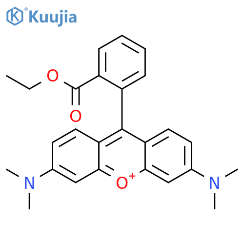 Xanthylium, 3,6-bis(dimethylamino)-9-[2-(ethoxycarbonyl)phenyl]- structure