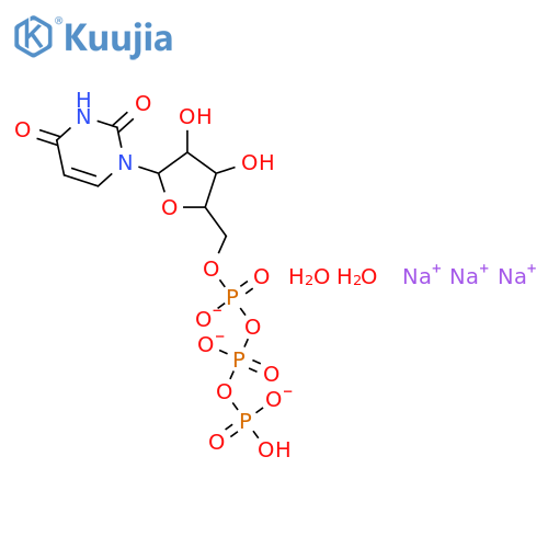 Uridine-5'-triphosphate Trisodium Salt Dihydrate structure