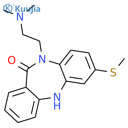 11H-Dibenzo[b,e][1,4]diazepin-11-one,10-[2-(dimethylamino)ethyl]-5,10-dihydro-7-(methylthio)- structure