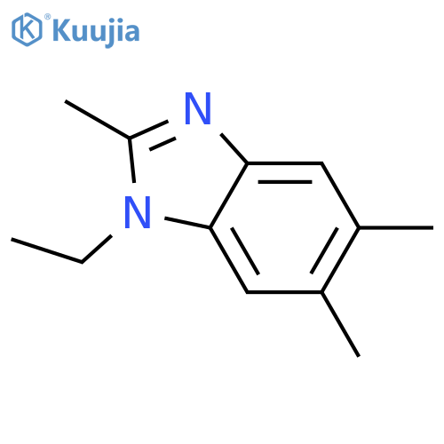 1H-Benzimidazole,1-ethyl-2,5,6-trimethyl- structure