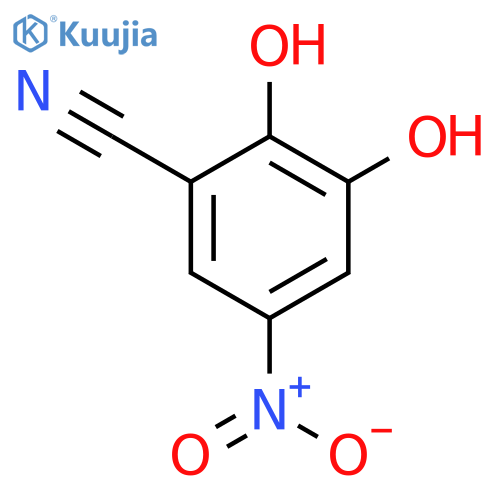 Benzonitrile,2,3-dihydroxy-5-nitro- structure