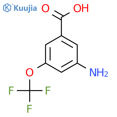 3-Amino-5-(trifluoromethoxy)benzoic acid structure