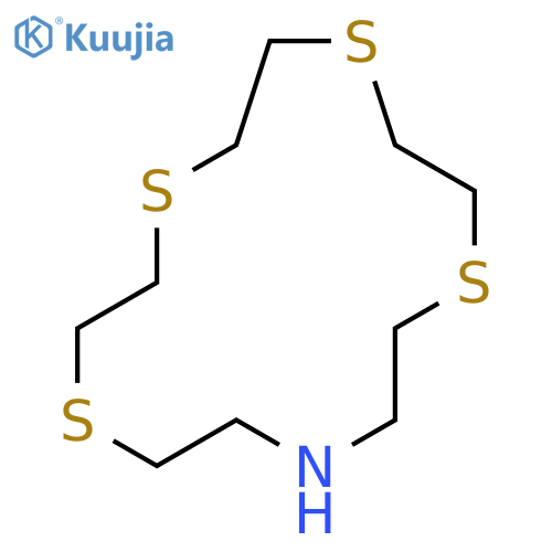 1,4,7,10-tetrathia-13-azacyclopentadecane structure