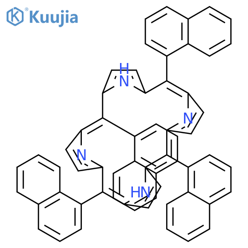 21H,23H-Porphine, 5,10,15,20-tetranaphthalenyl- structure