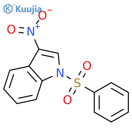 1-(benzenesulfonyl)-3-nitroindole structure