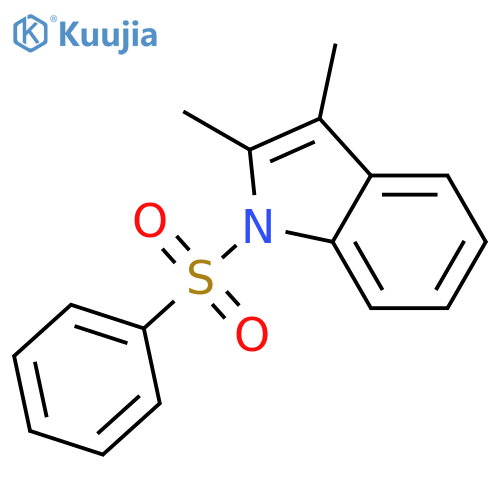 1-(benzenesulfonyl)-2,3-dimethylindole structure