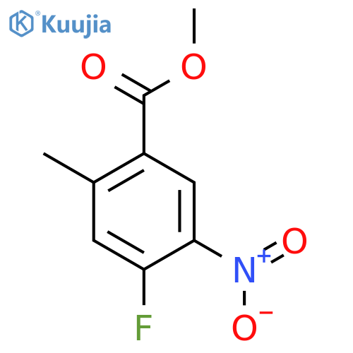 Methyl 4-fluoro-2-methyl-5-nitrobenzoate structure