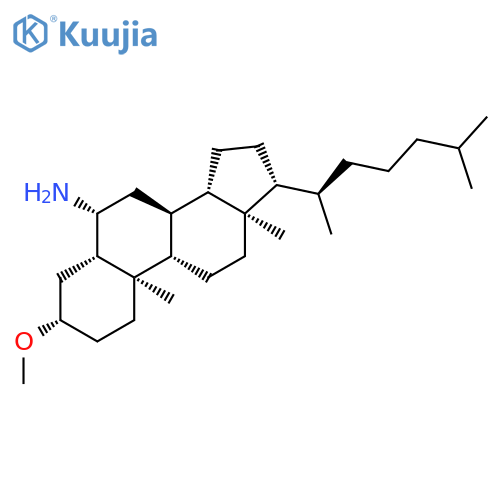 Cholestan-6-amine, 3-methoxy-, (3b,5a,6b)- structure