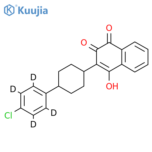 Atovaquone-D4 structure