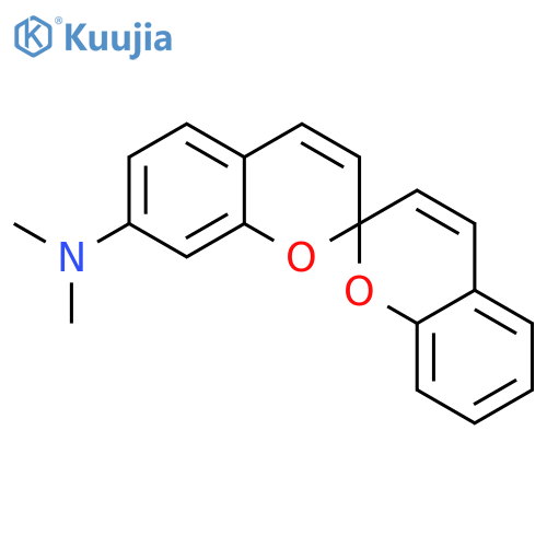 2,2'-SPIROBI[2H-1-BENZOPYRAN]-7-AMINE, N,N-DIMETHYL- structure