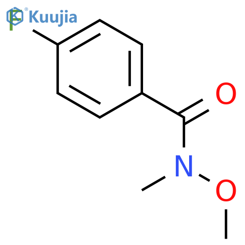 4-Fluoro-N-methoxy-N-methylbenzamide structure