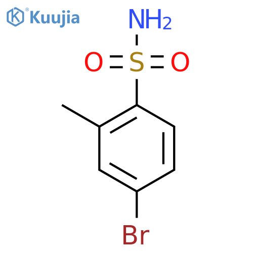 4-bromo-2-methylbenzene-1-sulfonamide structure