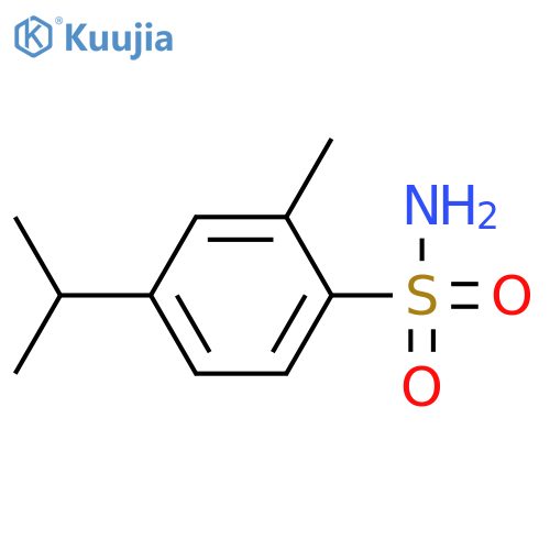 2-methyl-4-propan-2-ylbenzenesulfonamide structure