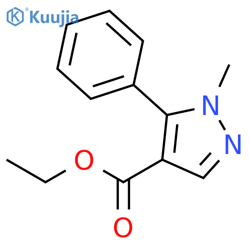 Ethyl 1-Methyl-5-phenyl-1H-pyrazole-4-carboxylate structure