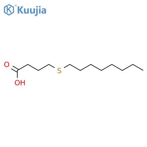 4-(octylthio)butyric acid structure