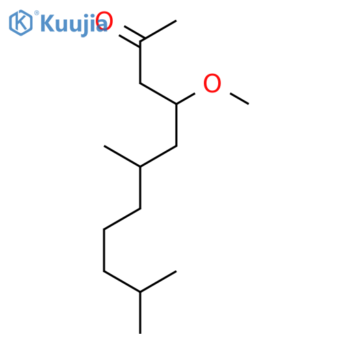2-Undecanone, 4-methoxy-6,10-dimethyl- structure