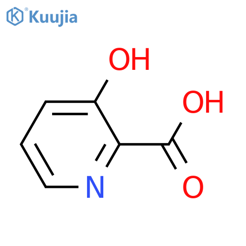 3-hydroxypyridine-2-carboxylic acid structure