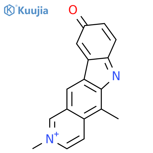 9H-Pyrido[4,3-b]carbazolium, 2,5-dimethyl-9-oxo- structure