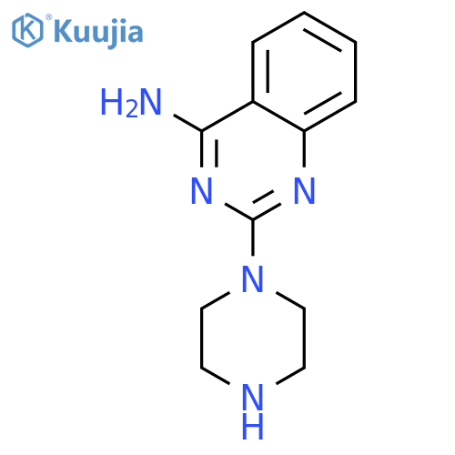 2-(1-piperazinyl)-4-Quinazolinamine structure