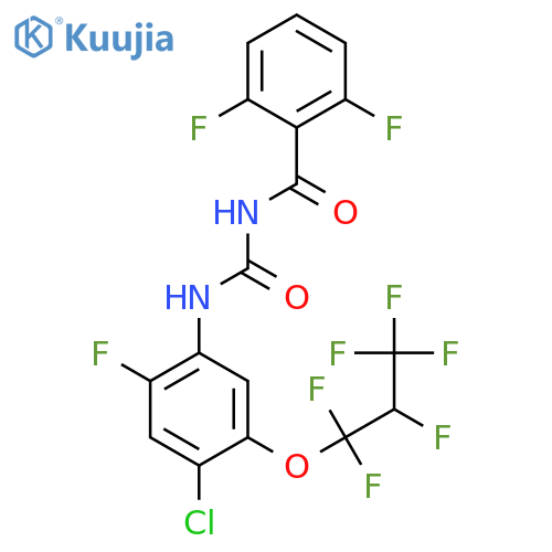 BENZAMIDE, N-[[[4-CHLORO-2-FLUORO-5-(1,1,2,3,3,3-HEXAFLUOROPROPOXY)PHENYL]AMINO]CARBONYL]-2,6-DIFLUORO- structure