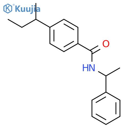 BENZAMIDE, 4-(1-METHYLPROPYL)-N-(1-PHENYLETHYL)- structure