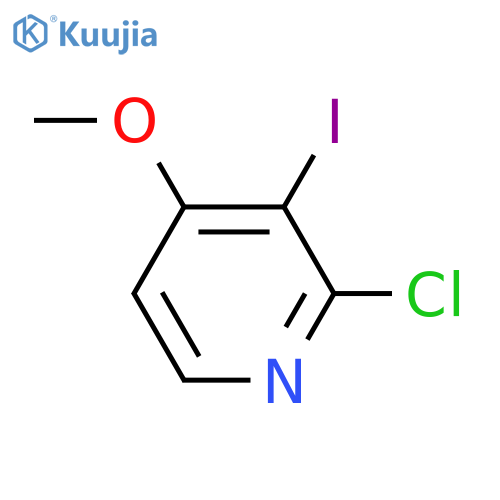 2-Chloro-3-iodo-4-methoxypyridine structure