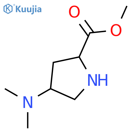 Methyl (4R)-4-(Dimethylamino)-l-prolinate structure