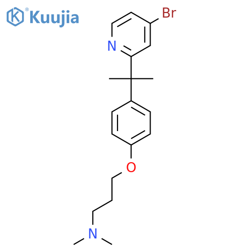 3-(4-(2-(4-Bromopyridin-2-yl)propan-2-yl)-phenoxy)-N,N-dimethylpropan-1-amine structure