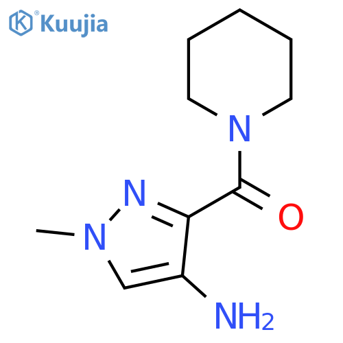 Methanone,(4-amino-1-methyl-1H-pyrazol-3-yl)-1-piperidinyl- structure
