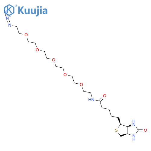 Biotin-PEG5-azide structure