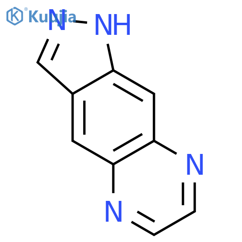 1H-Pyrazolo[3,4-g]quinoxaline(9CI) structure