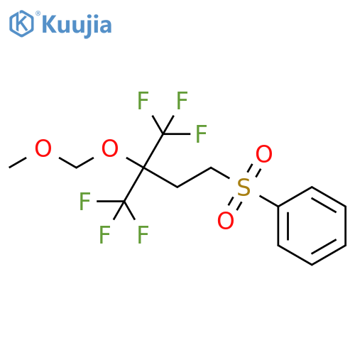 Benzene, [[4,4,4-trifluoro-3-(methoxymethoxy)-3-(trifluoromethyl)butyl]sulfonyl]- structure