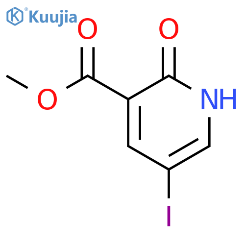 2-Hydroxy-5-iodo-nicotinic Acid Methyl Ester structure