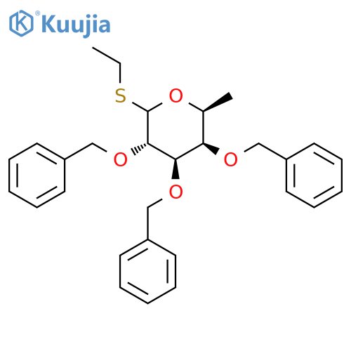 2 3 4-tri-o-benzyl-1-s-ethyl-beta-l-thi& structure