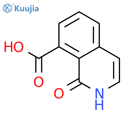 1-hydroxyisoquinoline-8-carboxylic acid structure